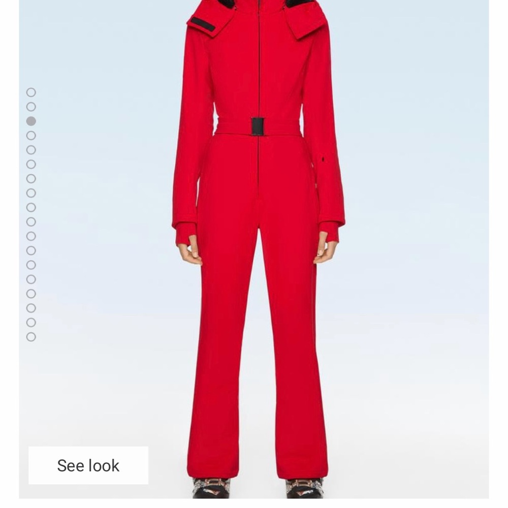 Women's Red Ski Jumpsuit